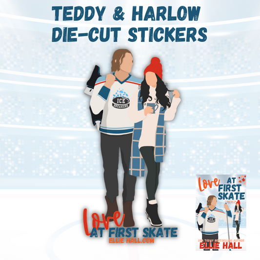 Harlow & Teddy Die-Cut Sticker